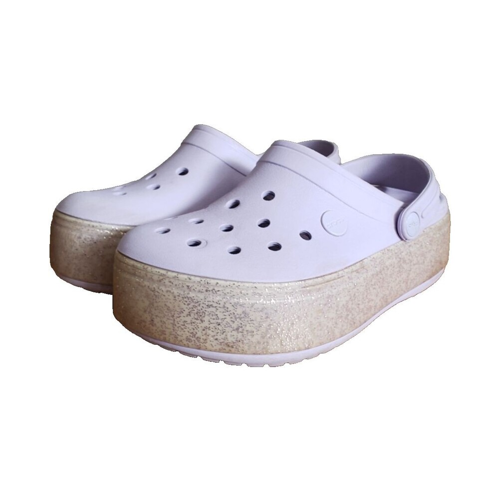 CROCSβ Classic Platform Clog Violet. Purple Women's Size 5